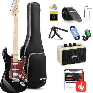 Donner DST-152B gitara elektryczna zestaw recenzja
